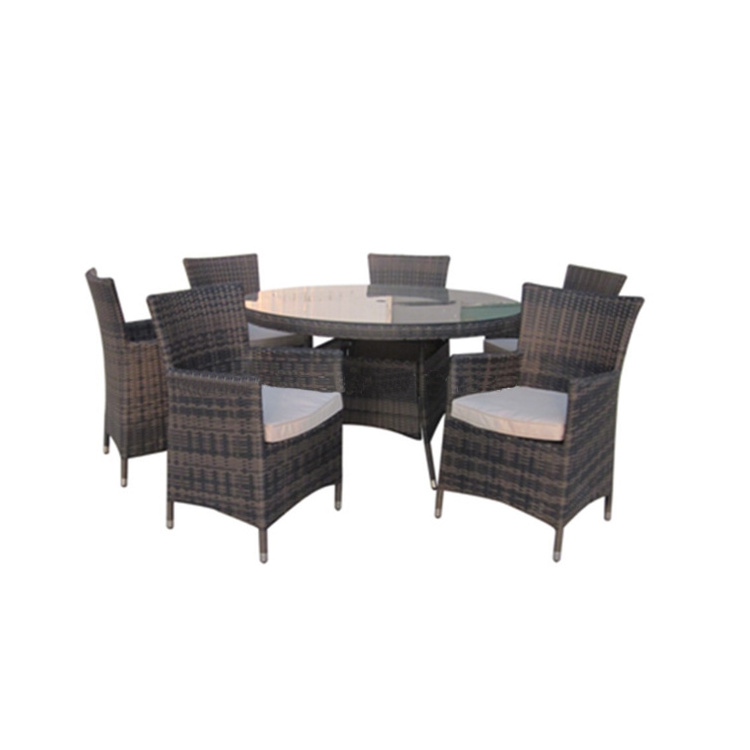 Wicker Garden Sets/ Rattan Dining Round Table and Chair Sets