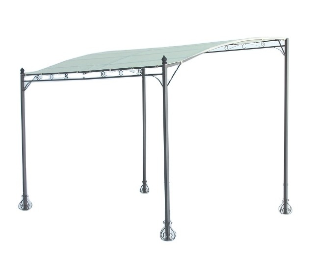 Harrogate Metal Wall Mounted Gazebo Canopy Awning Garden Shade