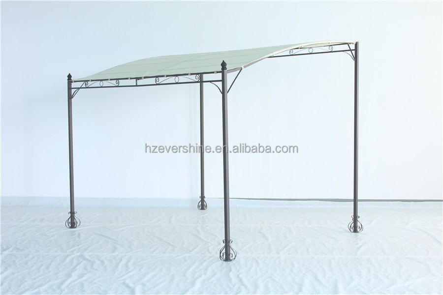 Harrogate Metal Wall Mounted Gazebo Canopy Awning Garden Shade