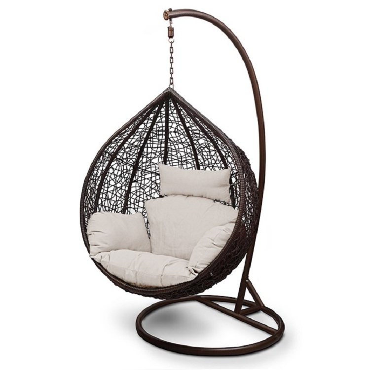 Patio Rttan/Wicker Furniture Egg Shape Swing Chair/ Garden Hanging Chairs