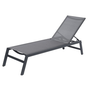 Promotional Garden Furniture Sling Fabric Backrest Reclining Chair