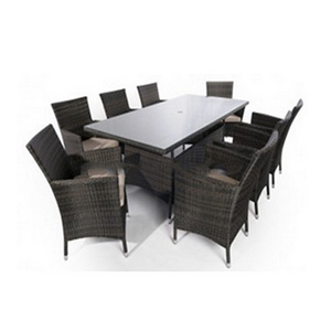 Dining Room Furniture 9 Pieces Rattan Dining Sets