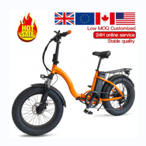 Hot Selling Pocket E Bike 20 Inch Folding Electric Bike Battery 48V 500W 13Ah Fat Tire With Display 7 Speed E-Bike