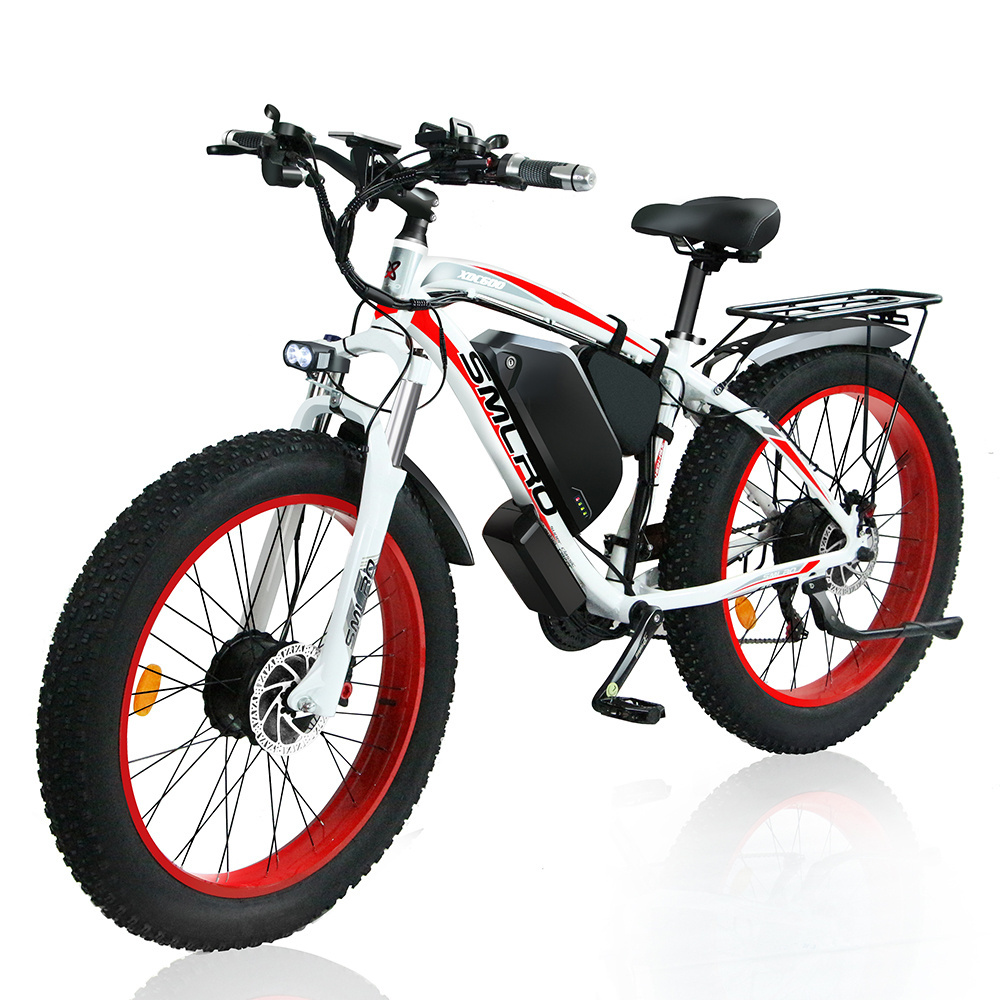 USA Warehouse Zeegr Electric Bicycle Powerful Dual Motor 2000w  Electric City Bike Hybrid Electric Bicycle 26