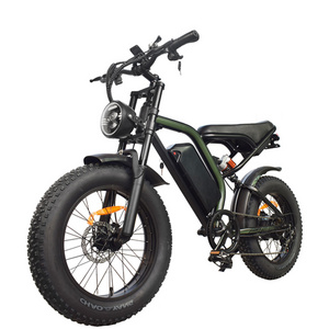 E Bike 48v 1000w 20ah Electr Dirt Bike Off-road City Ebike Adult Electric Fat Tire Hybrid 20 inch Electric Bicycle