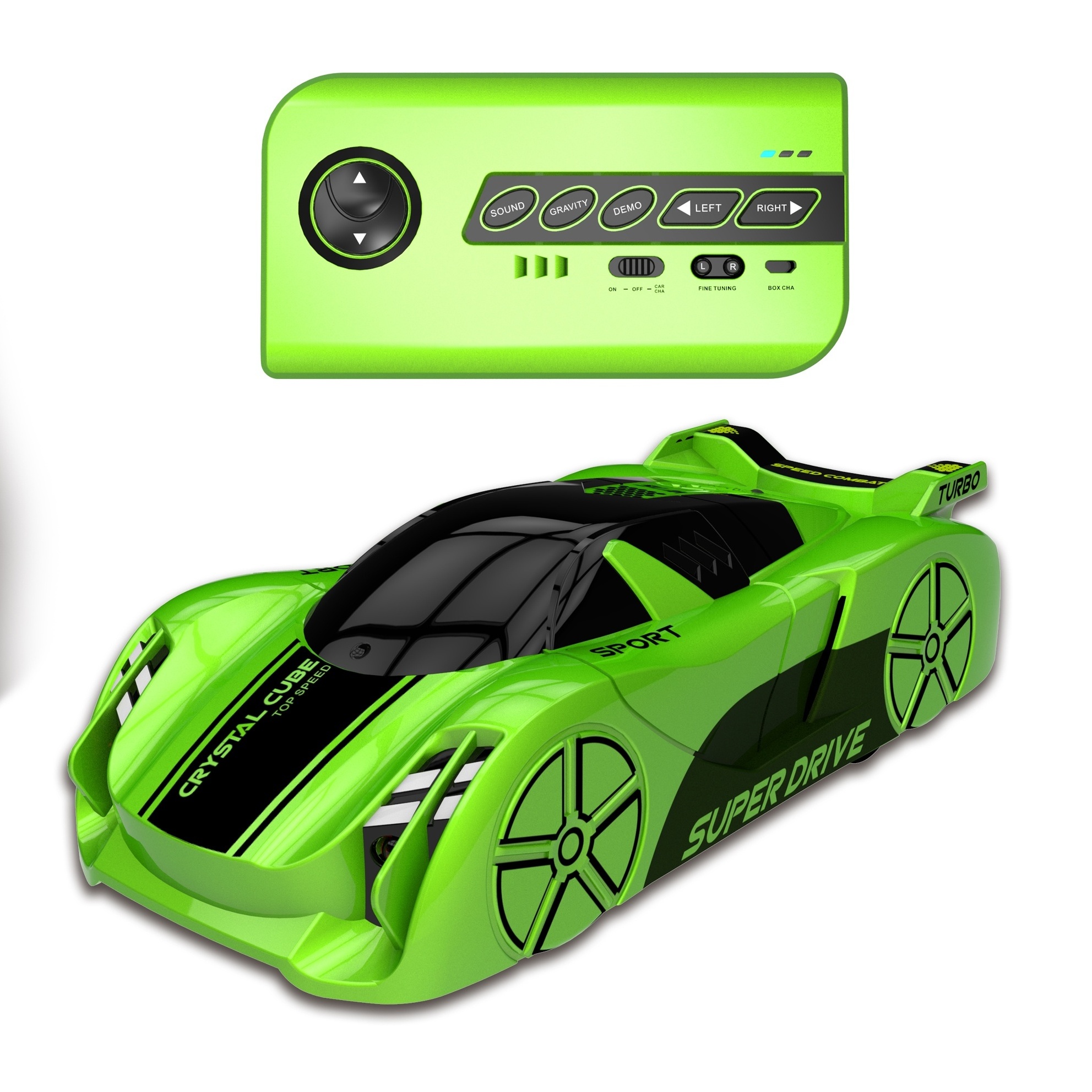 360 Degrees Rotating Remote Control Vehicle Runs On Walls Power Rc Car Toys Wall Climbing Car