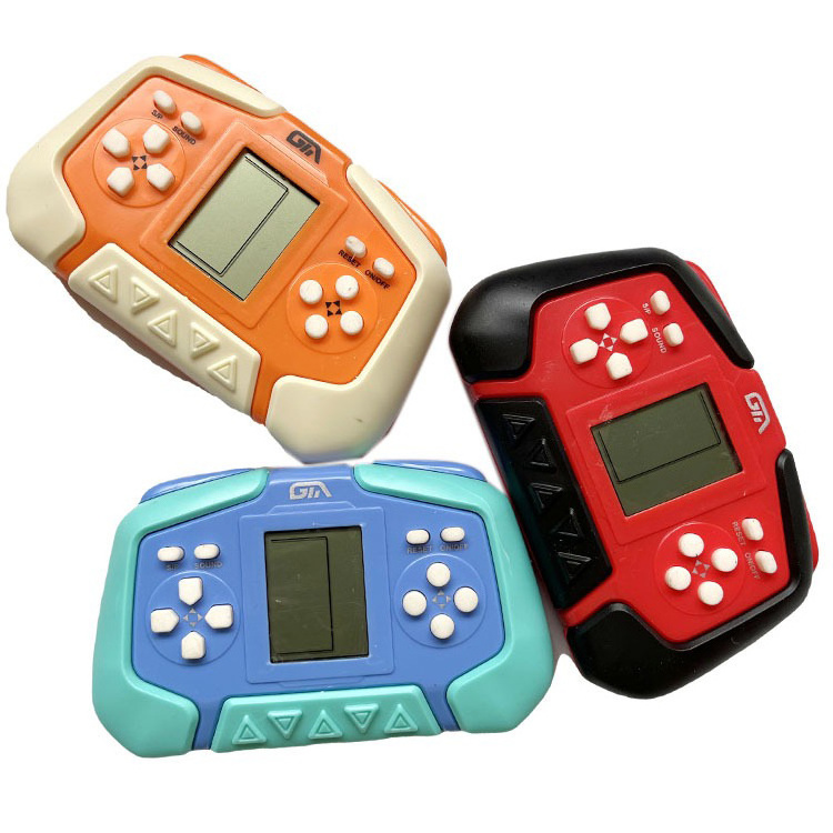 Children electronic multifunction puzzle classic russian game toy mini handheld brick game