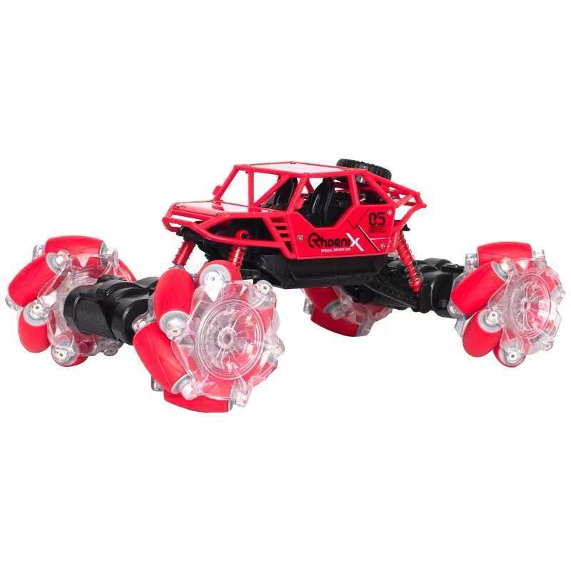 2.4G Climbing Car Alloy Remote Control Toy Car Hand Gesture Control 2 in 1 With Light RC Stunt Car For Kids