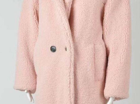 2022 Winter Vanilla color Fur Coat Women Warm Teddy Coat alpaca Wool Coat Soft Fur Jacket Female Overcoat