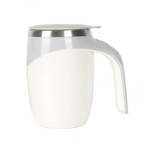 304 stainless steel lazy coffee automatic stirring cup Magnetic rotary electric milk cup battery type stirring cup