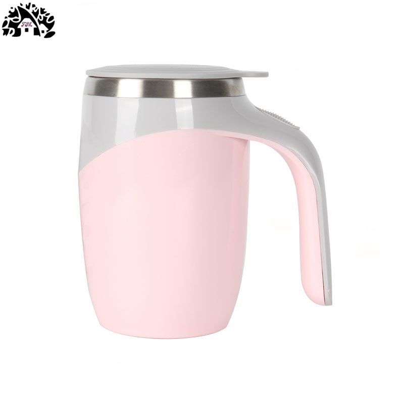 304 stainless steel lazy coffee automatic stirring cup Magnetic rotary electric milk cup battery type stirring cup