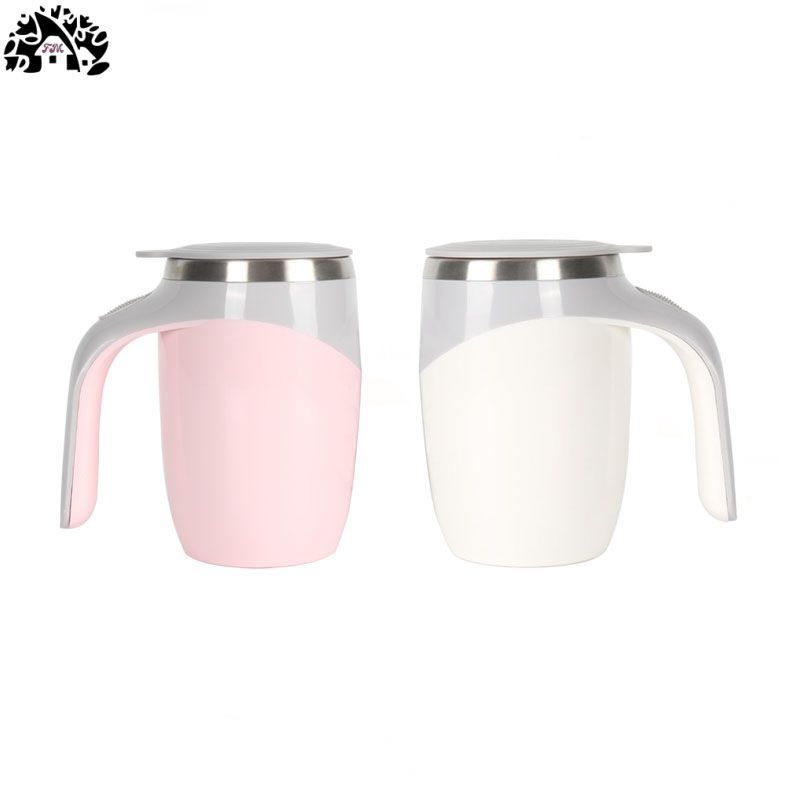 304 stainless steel lazy coffee automatic stirring cup Magnetic rotary electric milk cup battery type stirring cup