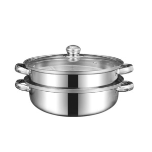 Hot Selling Steamer Pot Best Sale Stainless Steel 410 Double Layersteamer can be steamed and boiled Many styles soup steamer