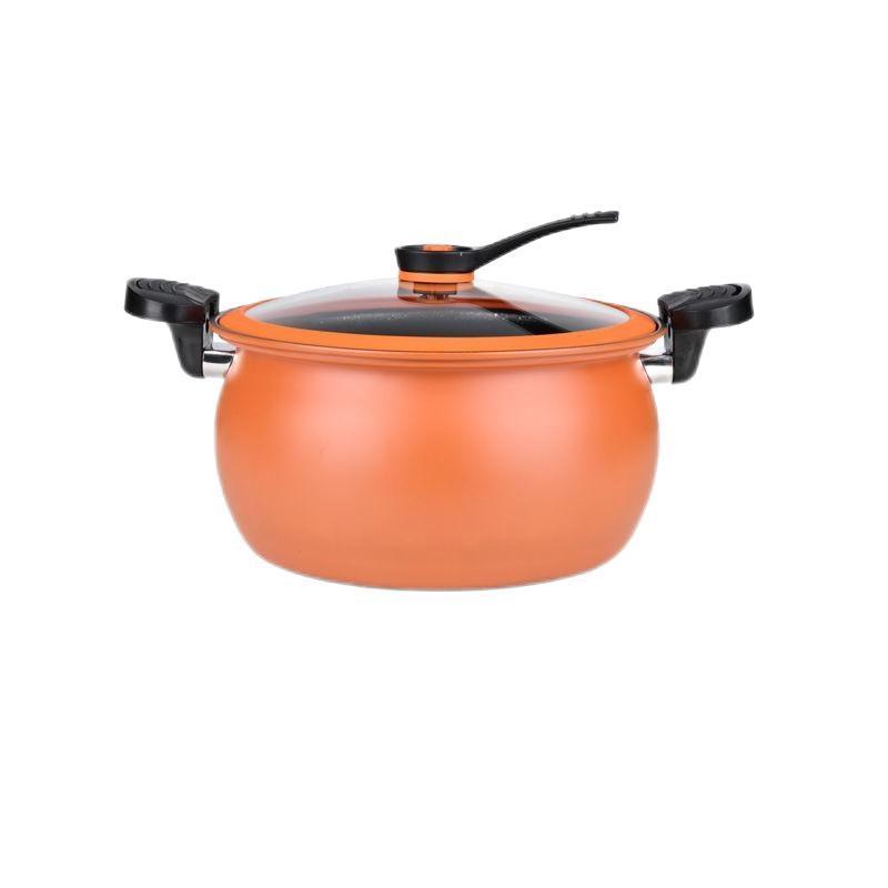 Chinese Professional Product Unique Safety Glass Lid Heavy Duty Nonstick Pan Meat Pressure Cookers For Kitchen Multifunction 5L