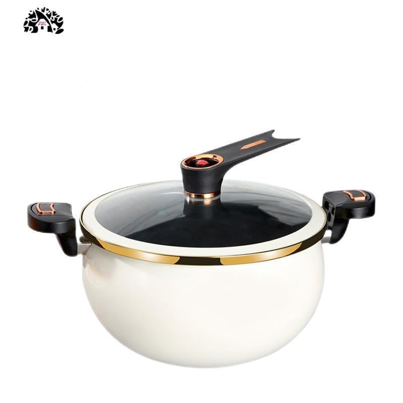 Chinese Product Unique Safety  Multifunction 8L Non-stick Pressure Cookers Cooking Pot Soup Pot Cast Iron Micro Pressure Cookers