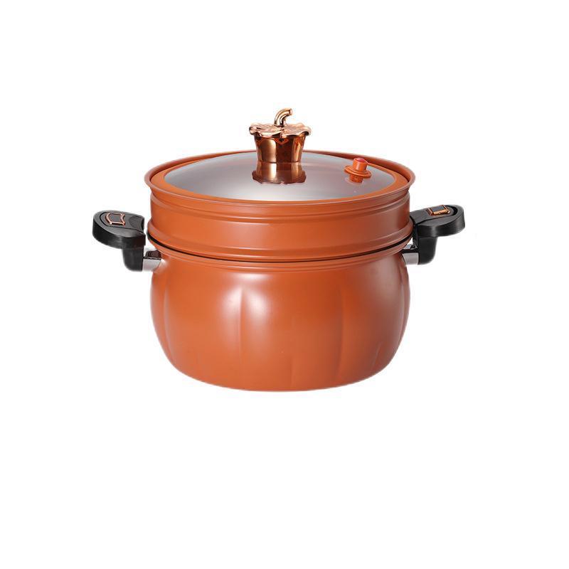 Good Quality 7l Large Capacity Iron Micro Pressure Cooking Pot Maifan Stone Non-stick Coating Micro Pressure CookerSoup Pumpkin