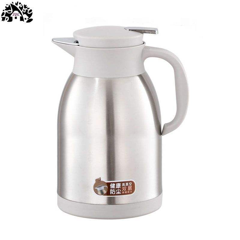 h  Factory Vacuum Jug Thermos Teapot Insulated stainless Steel Coffee Carafe household portable warm kettle Large capacity