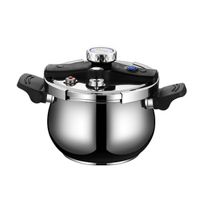 New Arrival Stainless Steel 4L Belly Shape Pressure Cooker Food Grade Aluminum with Bakelite Handle for Gas Induction Stoves