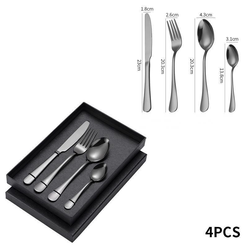 Custom Hotel Golden Cutlery Set Stainless Steel Gold Dinner Spoon and Fork  5 Piece Wedding Gold Silverware Set