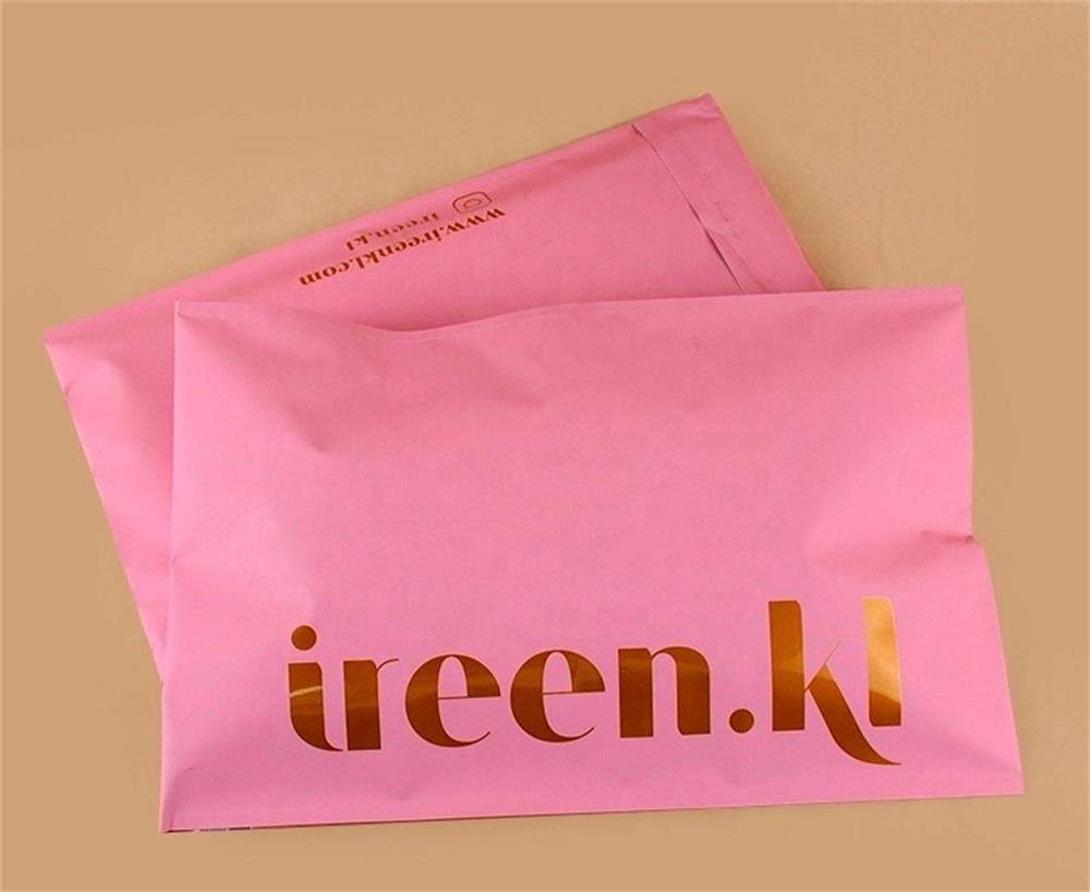 Gilding Printing Self-adhesive Bag Daily Necessities Packaging Clothes Shoes Bag Mail Express Bag Custom Logo