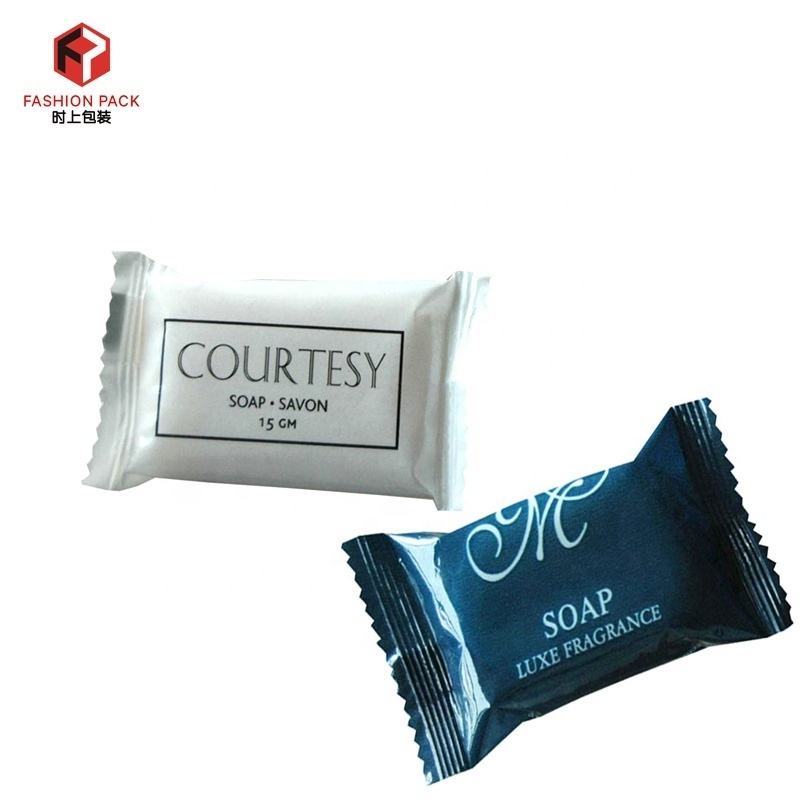 Customized packaging and logo printing small Plastic Mylar Bags Sachet Pouch soap packaging bag