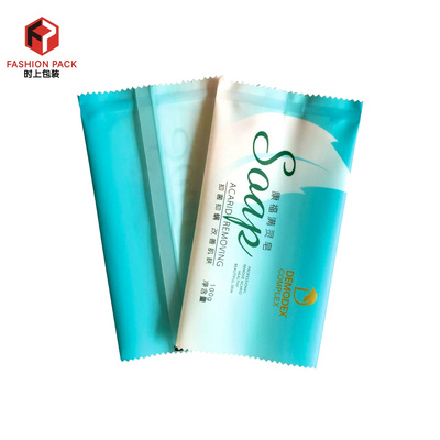 Customized packaging and logo printing small Plastic Mylar Bags Sachet Pouch soap packaging bag