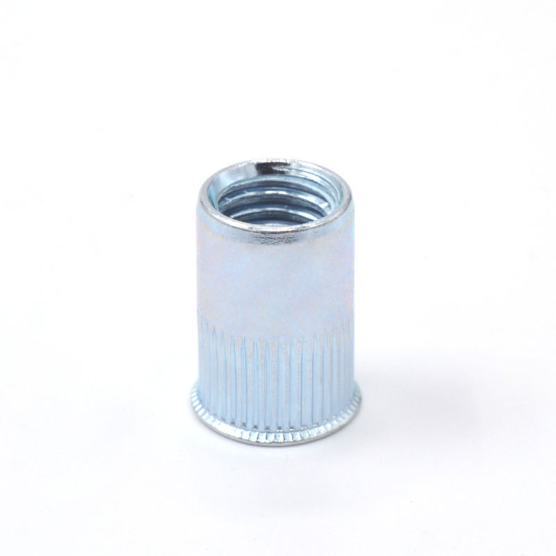 Rivet Length 12mm 16mm 20mm 22mm Stainless Steel Sus304 Flat Head Knurled Body Furniture Nut Zinc Plated Insert Blind Rivet Nuts