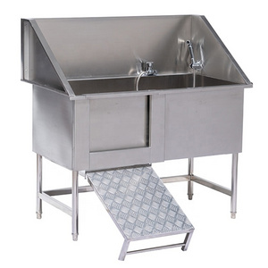 Dogs and Cats Use Pet Baths grooming and stainless steel bathing tank