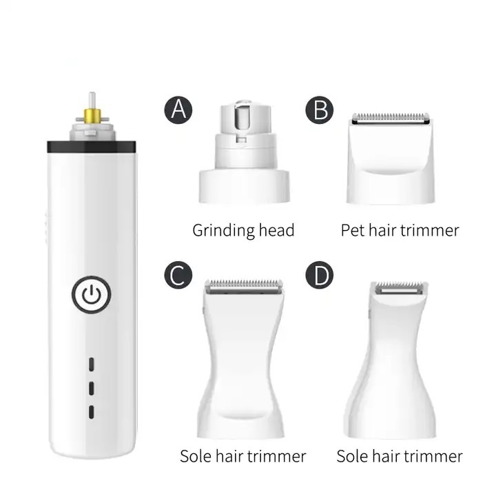 Electrical Pet Dog Clippers for Small Pet Hair Grooming Trimmer low noise pet trimmer and nail grinder