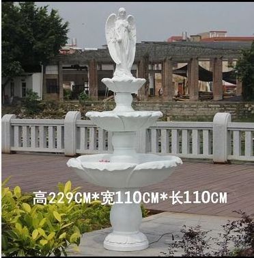 Exterior Sculpture Fountain Molds Cement Statue Plant Pot Moulds for Water Fountain Molds Base Angel Fountain Mold for Concrete