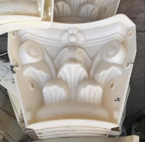 Concrete Precast Mold for Roman Pillar Head Foot Plastic Mould Head of Gate Pillars Design of Column Mold House Pillars Designs