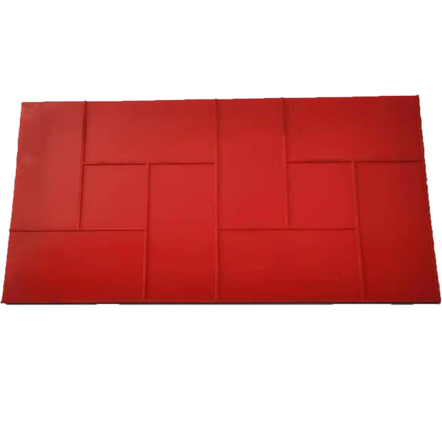 Road Paving Brick Pattern Stamping Die Mold Stamping Concrete Polyurethane Stamp Concrete Mold Silicon Concrete Stamp Molds