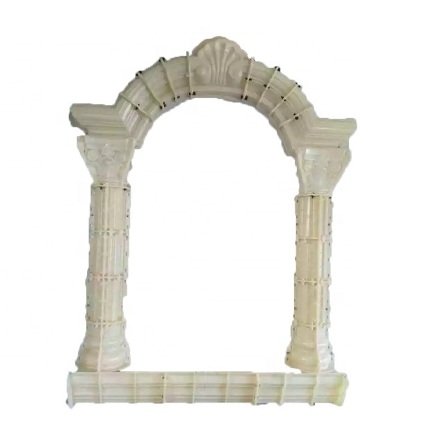 Arch Door Frame Concrete Mold Roman Window Side Pillar Mould Arch Window Moulding Exterior Window Trim Molding