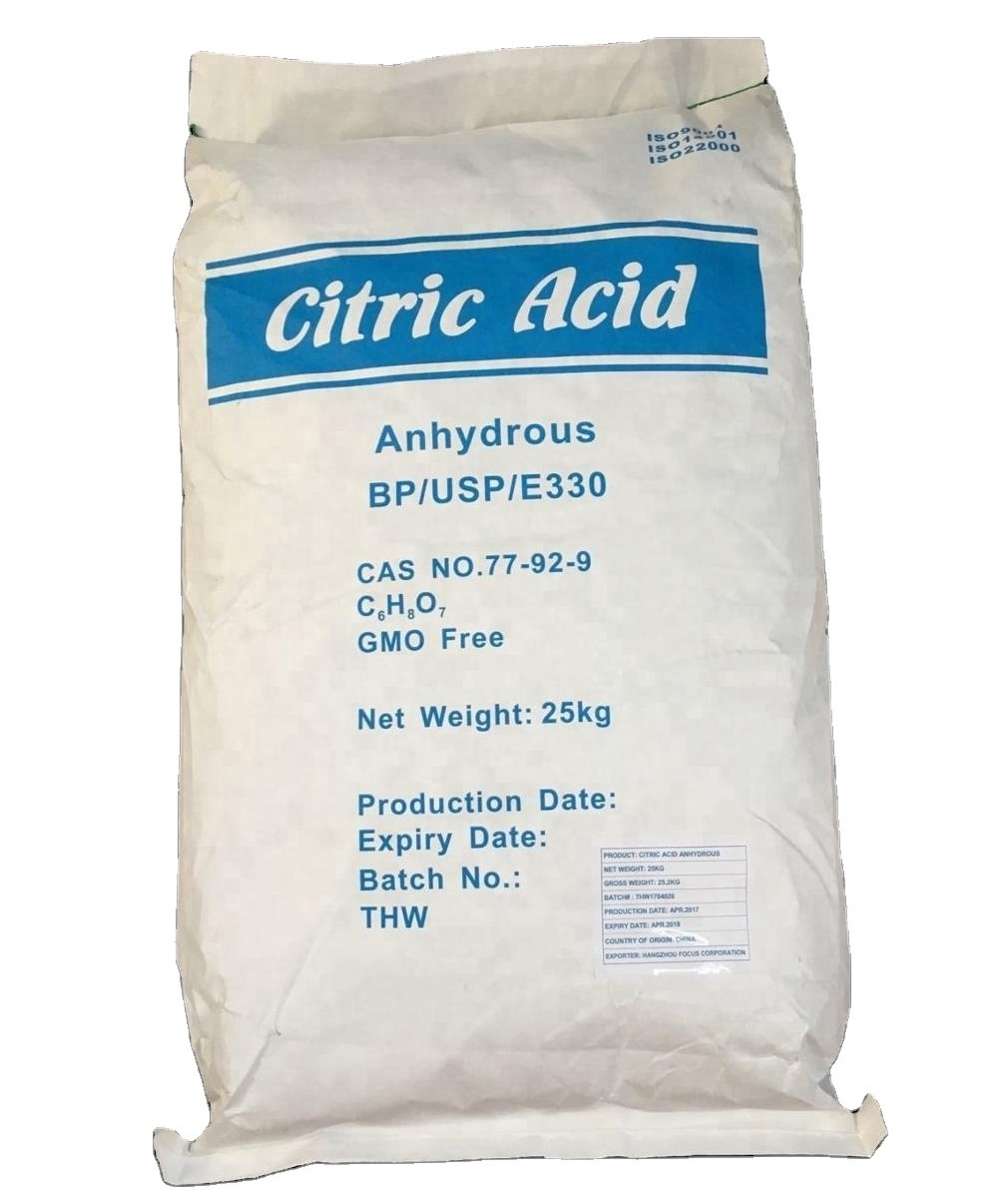 high quality good price citric acid monohydrate/citric acid anhydrous/sodium citrate