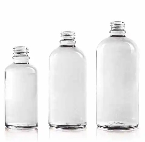 OEM RTS cobalt refillable glass bottle essential oil cosmetic dropper bottle 20cl 20ml