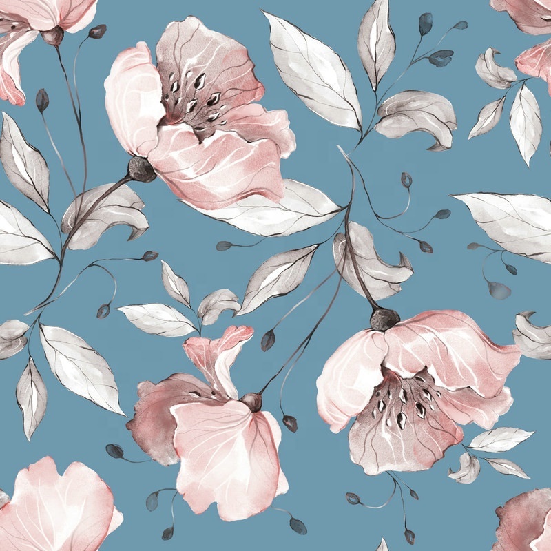 Fonesun-SK683 Customer Design Silk Crepe Printed Fabric