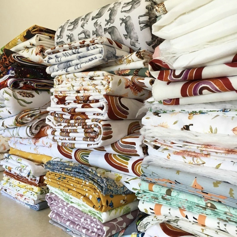 Fonesun-C706 Latest design Free Sample bulk sale OEM  printed fabrics 100% cotton