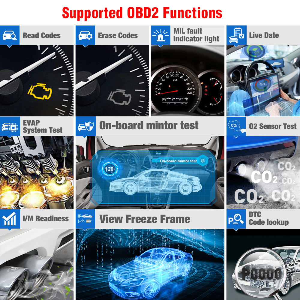 Car Diagnostic Tool Launch CRP123 Vehicle Tester Auto Scanner Machine Diagnostic Tool Obd2 For All Car