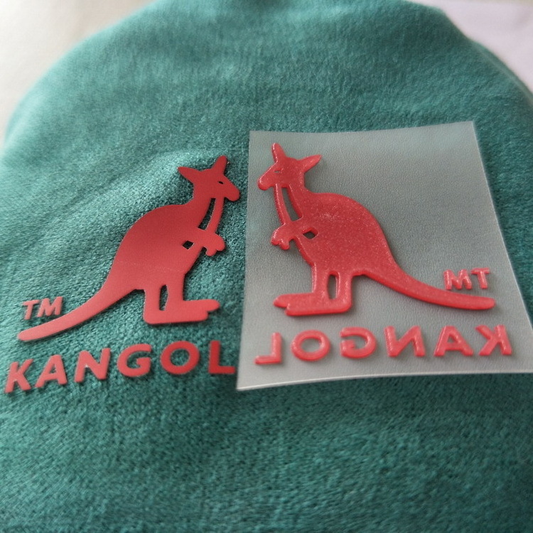 Custom Logo 3D Thick Rubber TPU Silicone Heat Transfer Garment Labels For Tshirt,Clothing,Hats