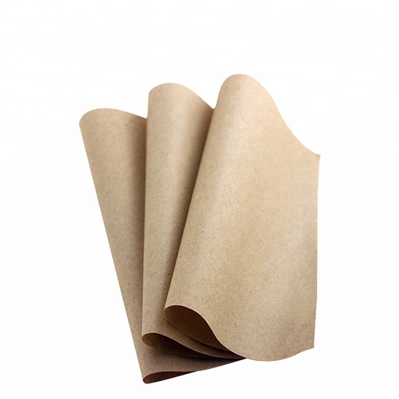 Custom Logo Brown 80gsm Kraft Wrapping Paper For Packaging