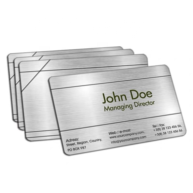 Carte De Visite Eco-friendly Double Side Printing Name Custom Membership Plastic Cards, PVC Business Vip Card