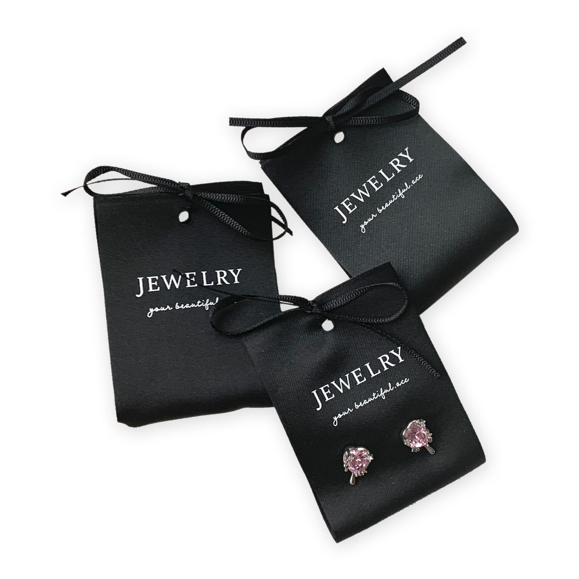 Brand name custom holder earring necklace jewelry card packaging cloth jewelry packaging & display