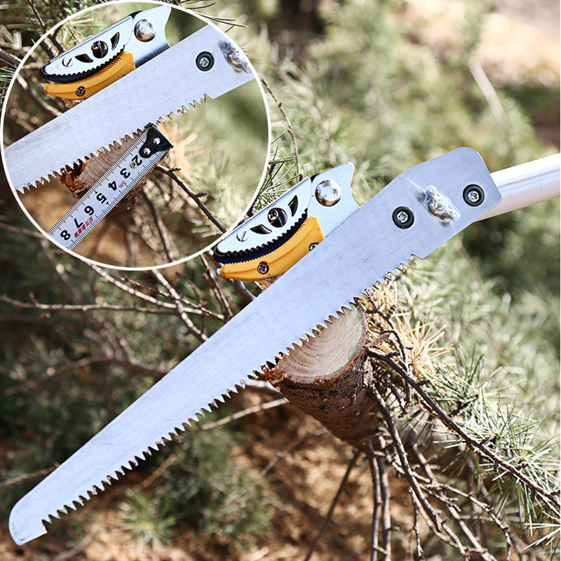 custom wholesale multipurpose telescopic tree pruner Long Reach Pole Saw Fruit Picker Branches trimmer Bypass Lopper