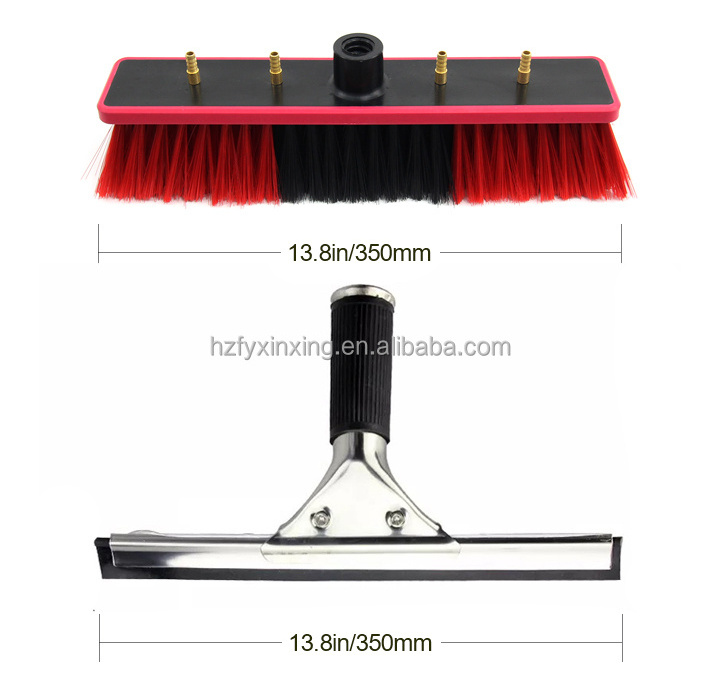 Xining Window Cleaning Pole Telescopic Water Fed Pole Brush with Scraper System