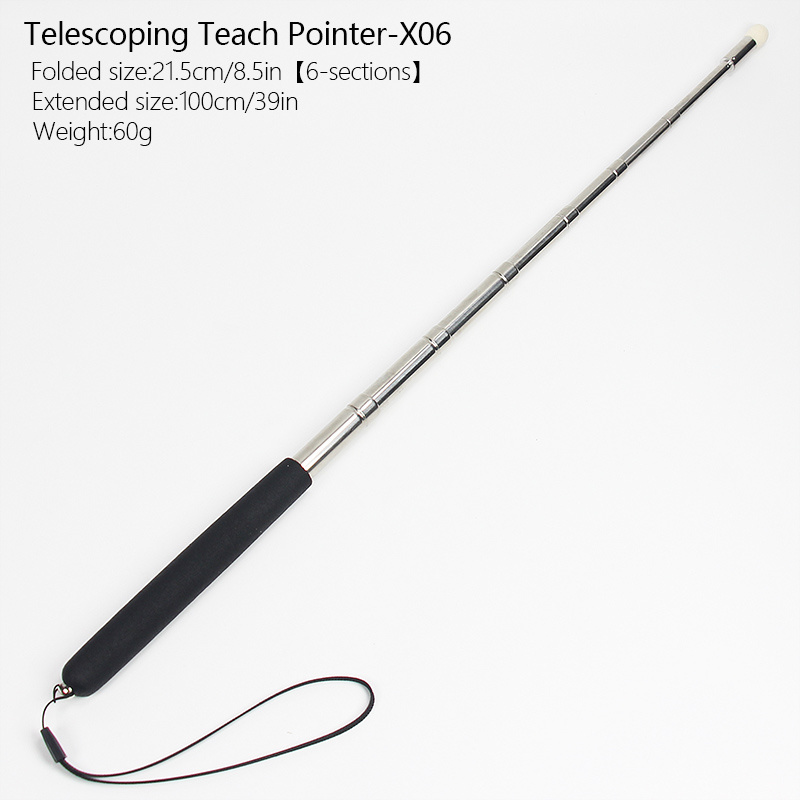 39 inches Telescopic Teaching Pointer Stick Teacher Pointer for Classroom Presentation Whiteboard Pointer Pen