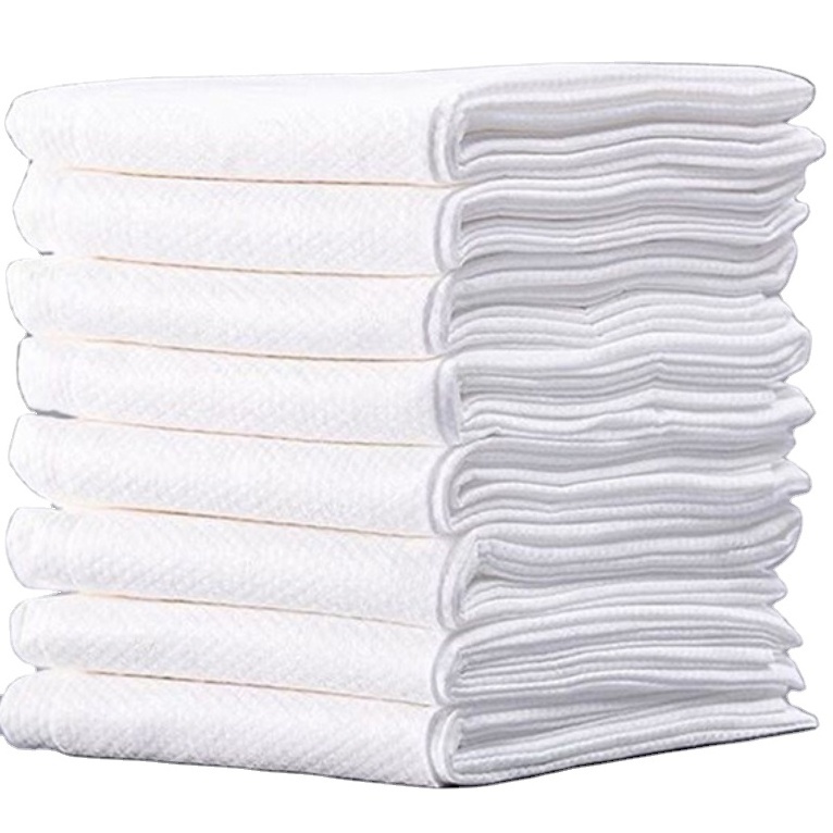 Disposable Beauty Salon Body Towel Non Woven Disposable Hair Towel Disposable Bath Towel For for hair and face cleaning