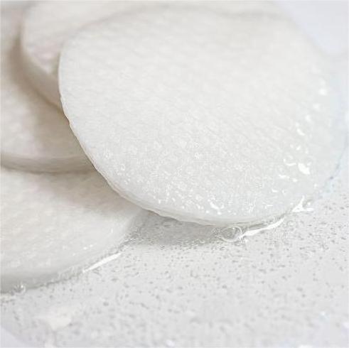 80gsm 100% viscose OEM Reusable Lint-free Cotton Pads Household Natural Free Round Cotton Pad Travel Size  Cleaning cotton  Pads