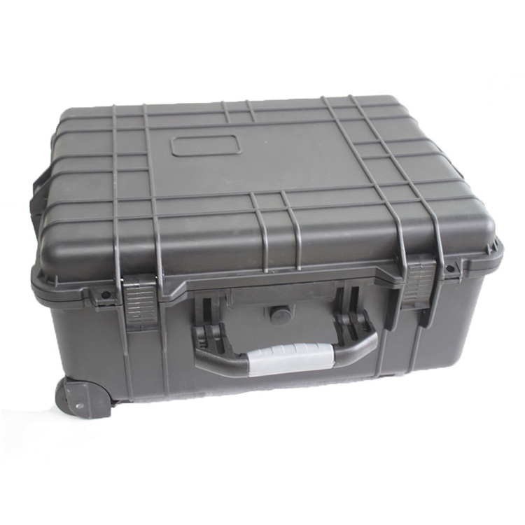 plastic protective  Hard  equipment trolley tool case rolling tool box case with wheels and foam