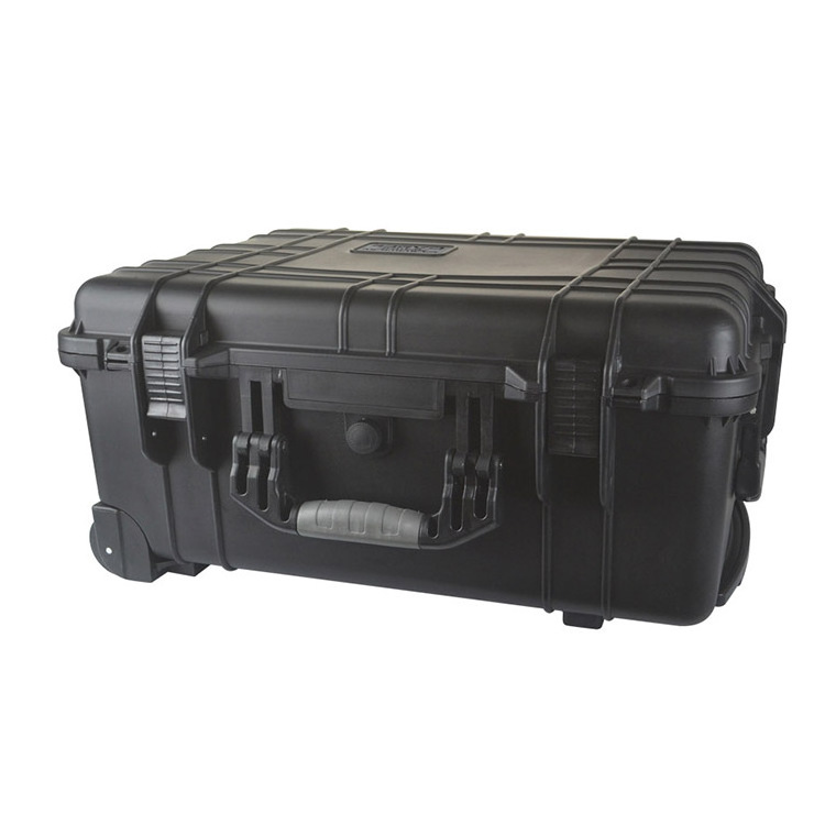 plastic protective  Hard  equipment trolley tool case rolling tool box case with wheels and foam