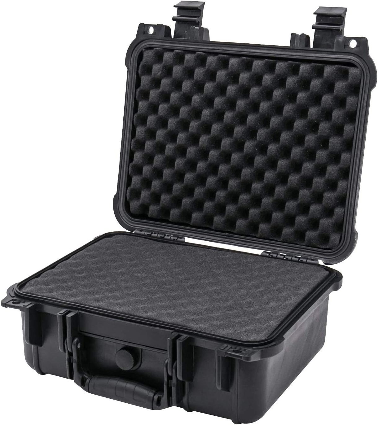 Outdoor waterproof rugged plastic protective hard carrying case foam